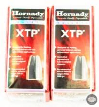 2 Boxes of Hornady 39 Caliber 125gr XTP Bullets. - 200 Count