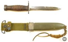 US M4 Bayonet w/ Flaming Bomb Markings from CASE - M8 Sheath from BM CO