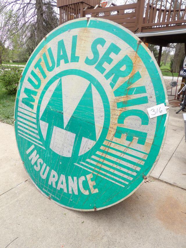 Mutual Service Insurance Sign