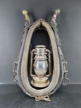 Early Horse Collar with Oil Lamp