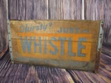 Whistle Wooden Soda Crate