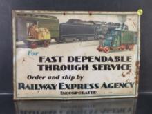 Railway Express Agency TOC Sign