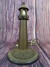 Cast Brass Lighthouse T.V. Lamp