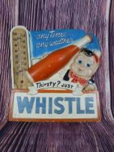 Whistle Orange Soda Plaster Adv. Thermometer