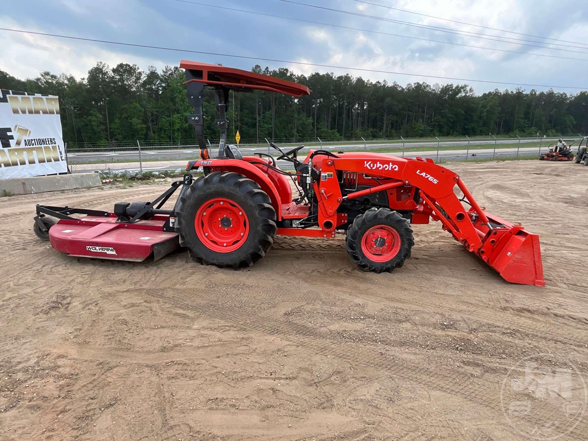 2021 KUBOTA L4701D 4X4 TRACTOR W/ LOADER SN: KBUL4CDRELJL71149