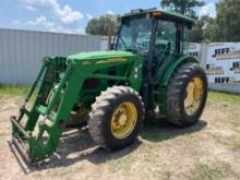 2012 JOHN DEERE 6115D 4X4 TRACTOR W/ LOADER SN: 1P06115DPBH021727