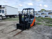 TOYOTA 8FGCU25 PNEUMATIC TIRE FORKLIFT SN: 87169