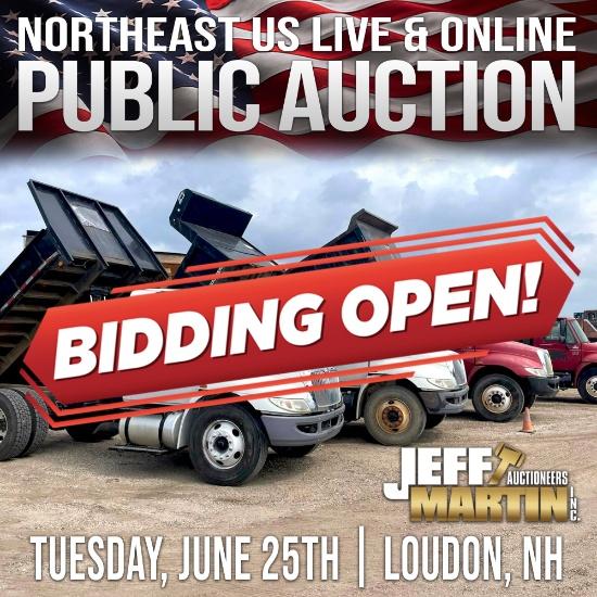 NORTHEAST US LIVE & ONLINE PUBLIC AUCTION