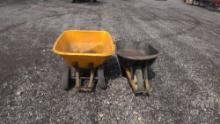 LOT OF 2 WHEEL BARROWS