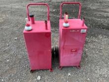 QTY OF (2) PORTABLE FUEL TANKS