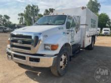 2010 FORD F-750 SINGLE AXLE DEBRIS TRUCK VIN: 3FRNX7FA1AV268500