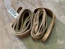 QTY OF (2) 3”...... NYLON WEBBING SLINGS, APPROX 11’...... LENGTH