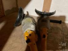 QTY OF (2) DEWALT DW493 7”...... ANGLE SANDER