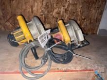 QTY OF (2) DEWALT DW369 7-1/4”...... CIRCULAR SAW