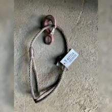 QTY OF (1) 3/4”...... WIRE ROPE SLING, 4’...... LENGTH