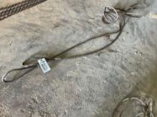 QTY OF (2) 1/2”...... WIRE ROPE SLING, 10’...... LENGTH