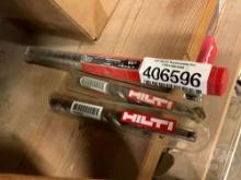 QTY OF (3) MISC HILTI 5/8”...... DRILL BITS, NEW/UNUSED