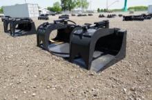 New! Wolverine Skid Steer Grapple Bucket Attachment