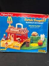 Vintage Fisher-Price Little People McDonalds Restaurant 2552