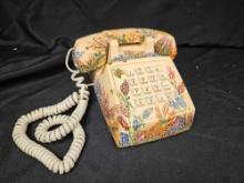 Handpainted Vintage ATT push button phone