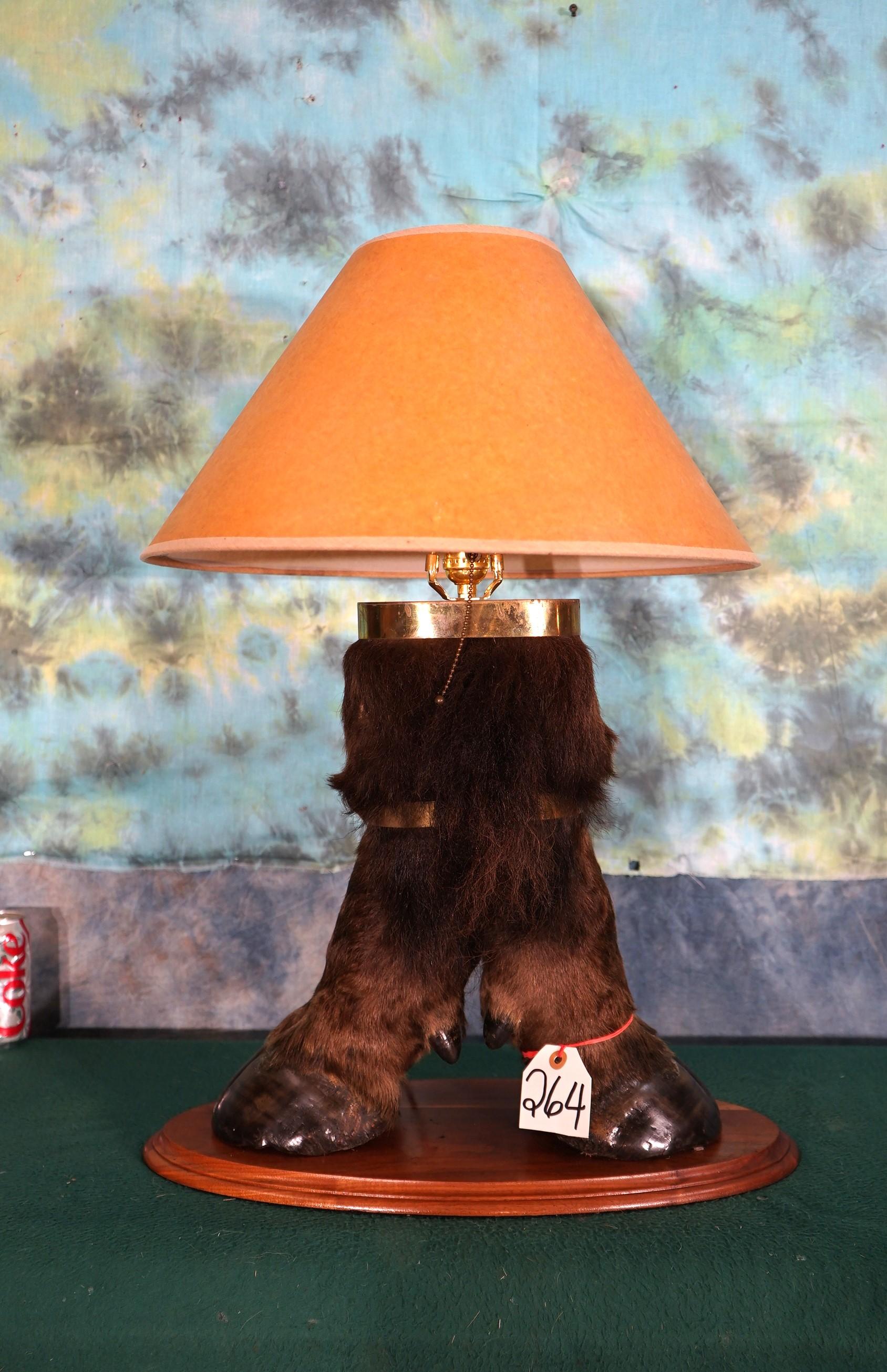 American Bison Foot Lamp