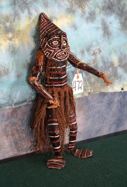 African Antique Witch Doctor Doll