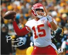 Patrick Mahomes Kansas City Chiefs Autographed 8x10 Photo GA coa