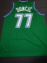 Luka Doncic Dallas Mavericks Autographed Custom Basketball Jersey GA coa