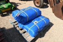 THREE 10M X 20M TARP (UNUSED)