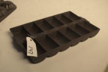 Cast Iron French Roll Corn Muffin Pan