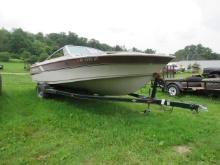 1986 LARSON FIBERGLASS BOAT WITH A 2004 E2/LO