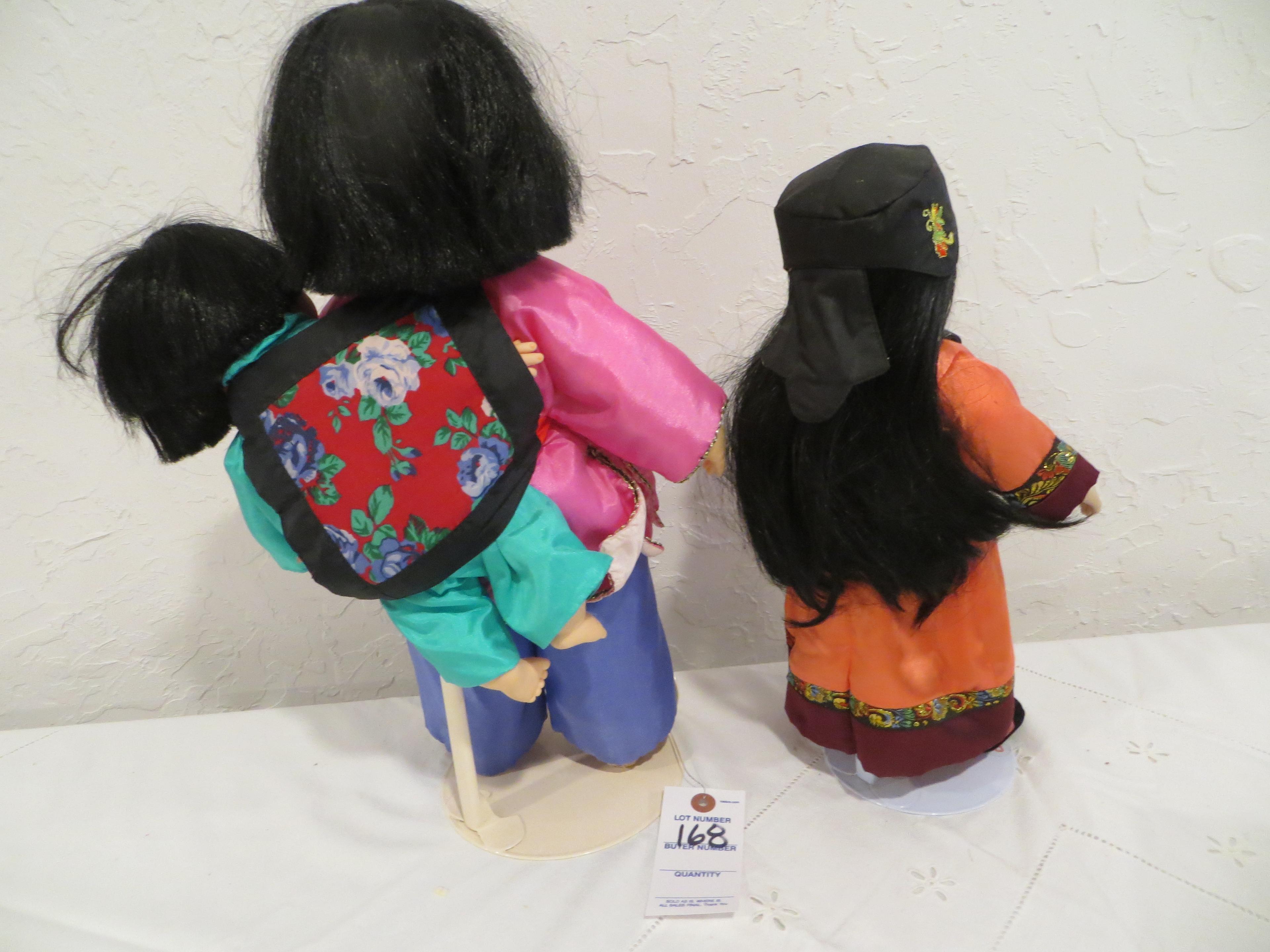 Dolls by Pauline "Ting Ting" and "Po Lin and Yan Yan"