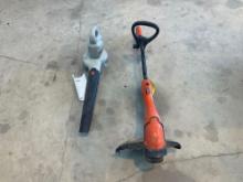 (LOT) ELECTRIC WEEDEATER & BLOWER