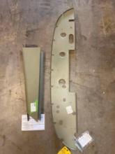 NEW BARON RUDDER CAP 96-630000-197 & KING AIR STATION 2 FUSELAGE FRAME 97-440026-31