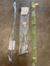 (LOT) NEW KING AIR FUEL VENT TUBE 101-920047-1, STIFFNER & SKIN 50-110028-13 AND 50-110027-607