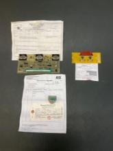 (LOT) NEW KING AIR SWITCH 101-384028-5, NEW & REPAIRED P.C. BOARDS 101-364674-1 & 101-364326-9