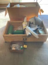 (LOT) KING AIR INTERIOR PANEL, OXYGEN BOTTLES, KING AIR 350 CARPET & HYDROLOCKS