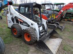 15 Bobcat S570 Skid Steer, OROPS, Hadn & Foot Controls, Runs & Drives