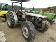 White Agco 6065A 4wd Tractor, Rops Canopy, Good Rear Tires, Dual Remotes, 2