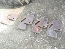 Massey Ferguson Suitcase Weights, Sold By The Piece Times 4