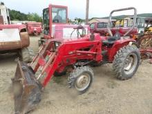 Massey Ferguson 1035 4wd Compact Tractor w/ 1016 Loader, Power Steering, 28