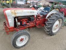 Ford 800 Diesel Antique Tractor, 5 Speed Transmission, Power Steering, Remo
