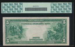 1914 $5 Philadelphia FRN PCGS 64PPQ