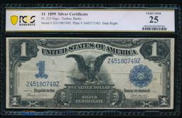 1899 $1 Black Eagle Silver Certificate PCGS 25