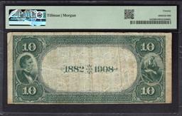 1882 $10 Laredo TX National PMG 20