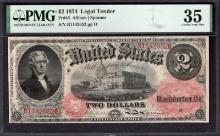 1874 $2 Legal Tender Note PMG 35