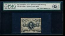 5 Cent Third Issue Fractional PMG 65EPQ