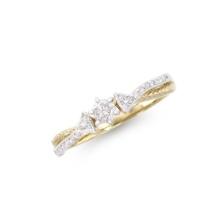 14KT Yellow Gold 0.33ctw Diamond Ring