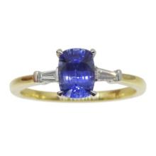 Lovely 1.15 Ct GIA Certified Natural Sapphire Ring