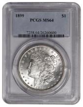 1899 $1 Morgan Silver Dollar PCGS MS64